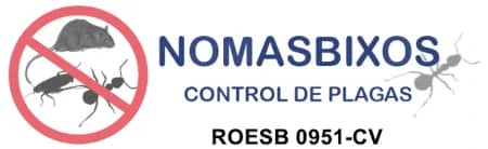 Logo empresa control de plagas nomasbixos